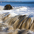 Ocean Waves Breaking Over The Rocks Photography